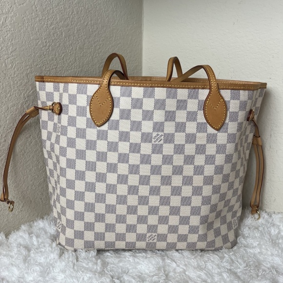 Louis Vuitton Damier Azur Neverful MM (No Pouch) - Picture 1 of 9